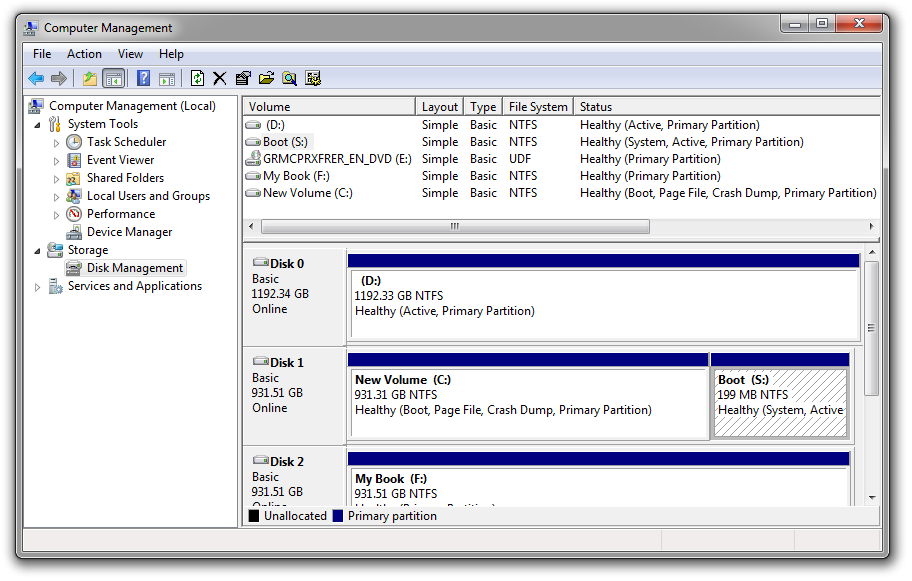 disk management partition